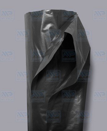 Рукав полиэтиленовый ПВД 80см (50мкм) черный, вторичка