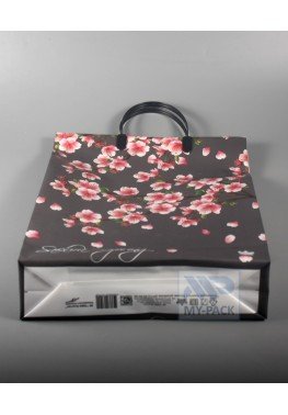 Подарочный пакет 30см*40см(+5)*140мкм "Весенняя сакура"