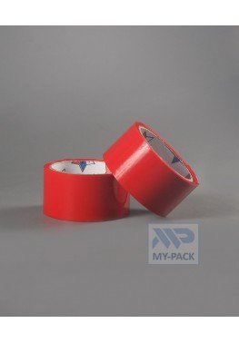 Скотч 48мм 43мкм, 40м, красный
