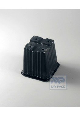 Горшок для рассады квадратный (формованный) 90х90х90мм