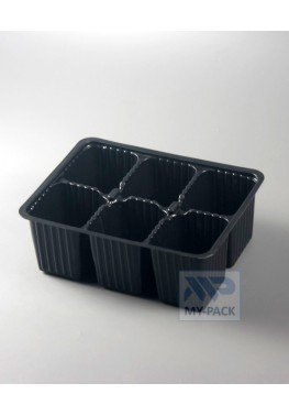 Кассета для рассады 6 ячеек 178мм*136мм*63мм