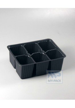 Кассета для рассады 6 ячеек 178мм*136мм*63мм