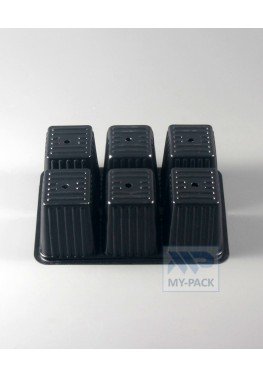 Кассета для рассады 6 ячеек 178мм*136мм*63мм