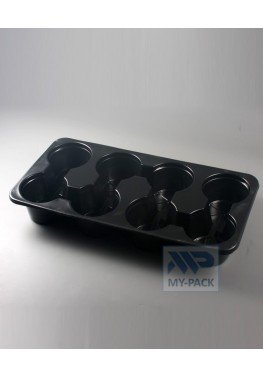 Поддон для рассады для круглых горшков 110мм на 8 мест