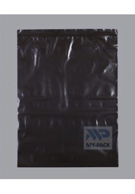 Пакет Зип-Лок (Zip-Lock) 40х50см, "Черный" (80мкм)