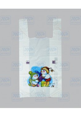 Пакет Майка 30х58см "Гармошка" (15мкм)