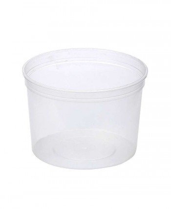 Контейнер (банка) для пресервов и меда 500мл d=110 мм, h=75 мм, полупрозрачный