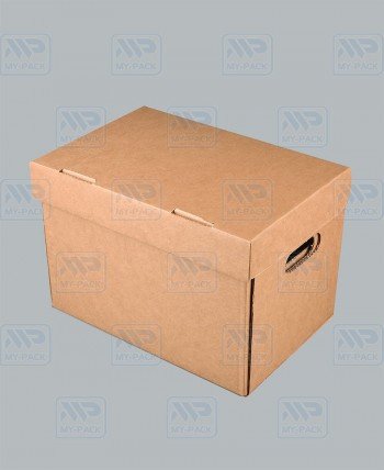 Картонная коробка 330х230х230, Т-23, бурый