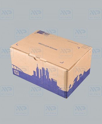 Почтовая коробка тип M, c логотипом 300х200х150